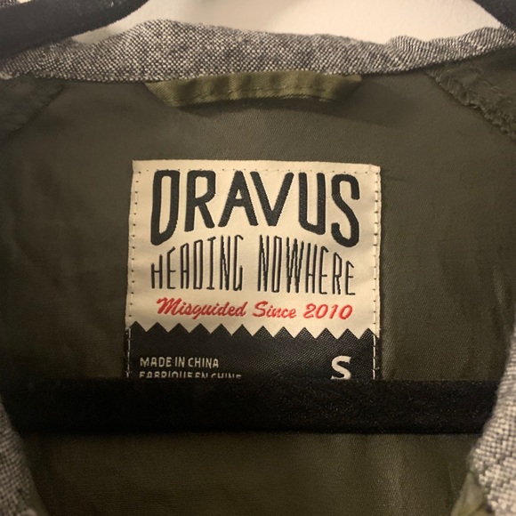 Dravus Olive Pullover Anorak Jacket - Picture 3 of 4